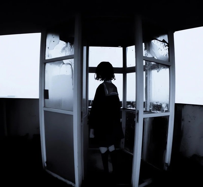 ảnh anime buồn chất 15