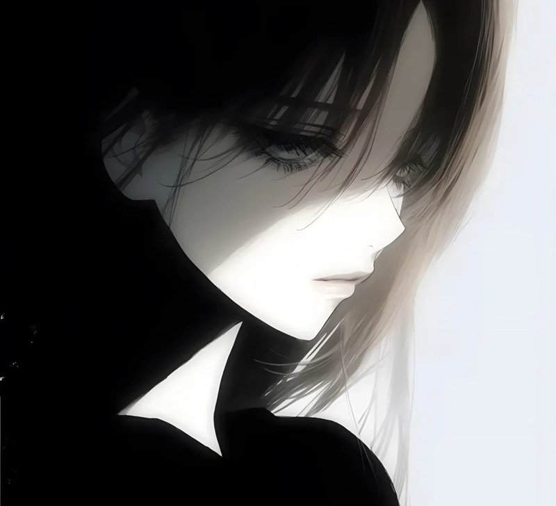 ảnh anime buồn chất 20