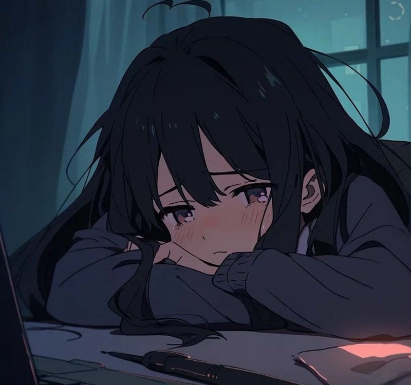 ảnh anime buồn khóc 1