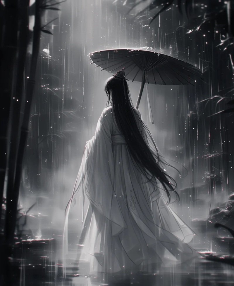 ảnh anime cổ trang nữ buồn 14