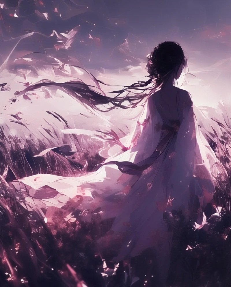 ảnh anime cổ trang nữ buồn 28