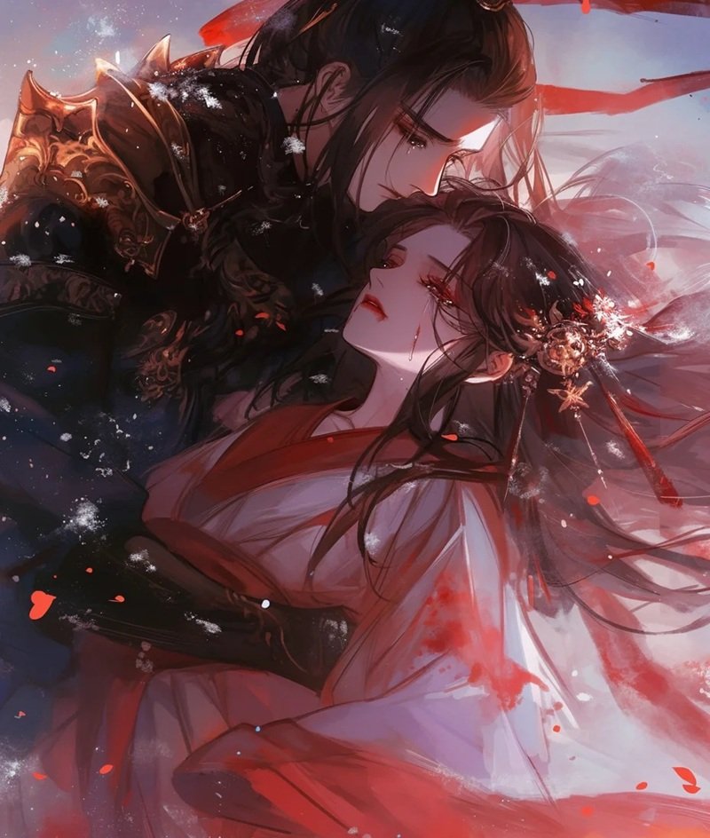 ảnh anime cổ trang nữ buồn 31