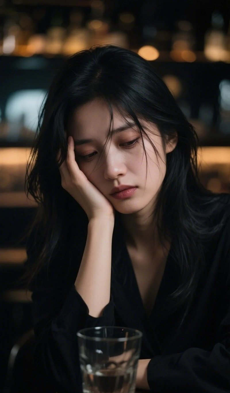 ảnh buồn uống bia một mình nữ 23