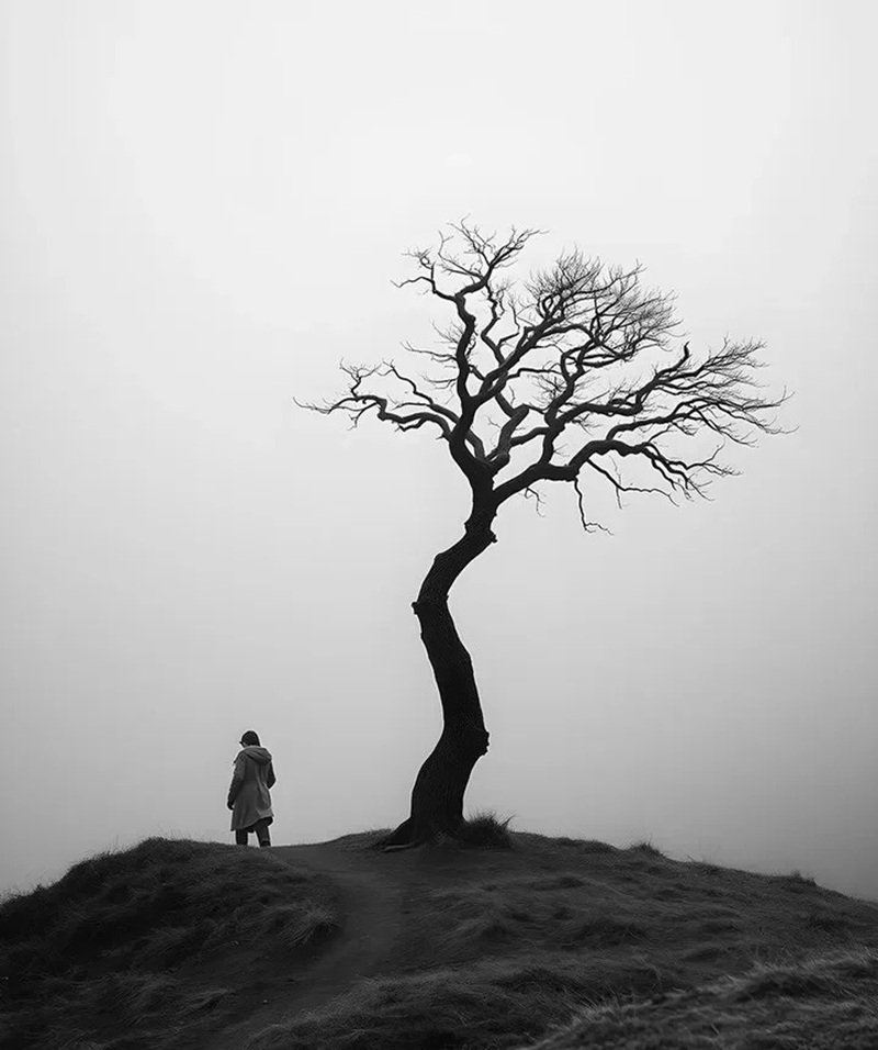 ảnh cây cối buồn 14