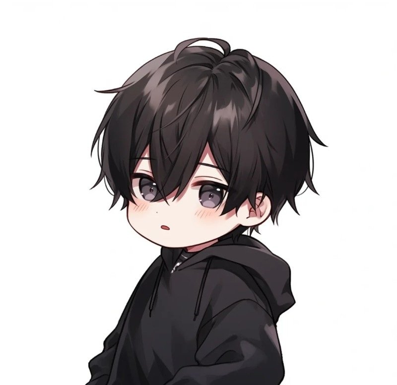 ảnh chibi nam buồn 12