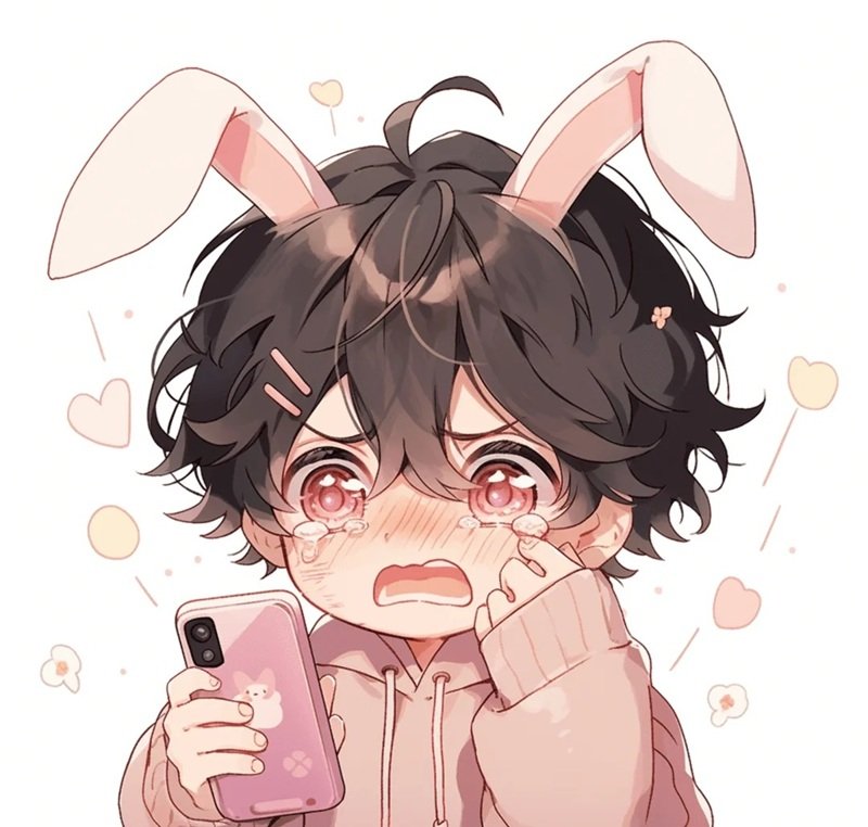 ảnh chibi nam buồn 13