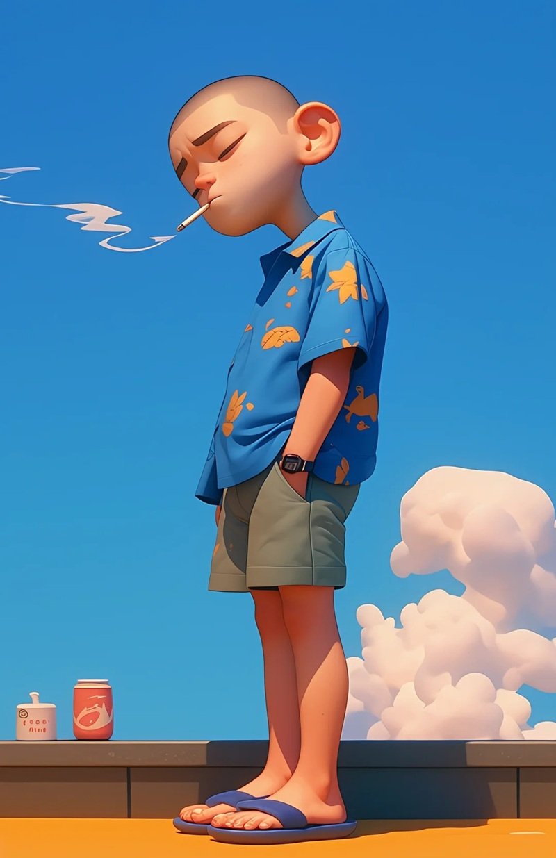 ảnh chibi nam buồn 20