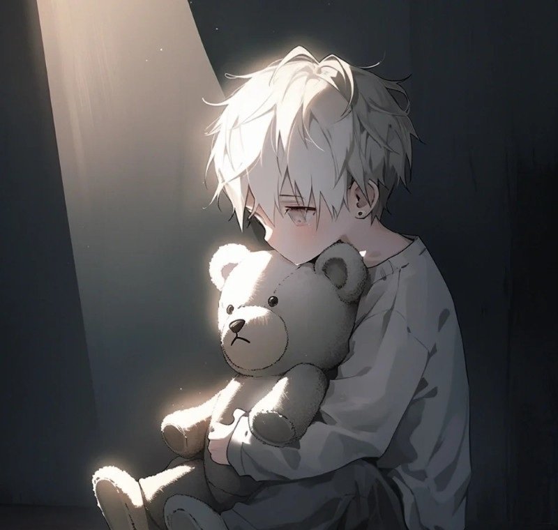 ảnh chibi nam buồn 38