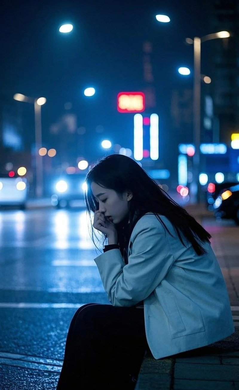 ảnh cô đơn, buồn con gái 15