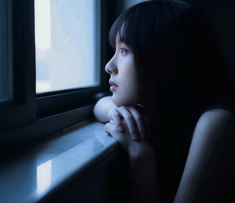 ảnh cô đơn, buồn con gái 37