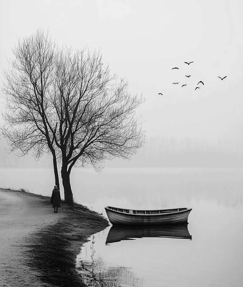 ảnh đen trắng tâm trạng 12