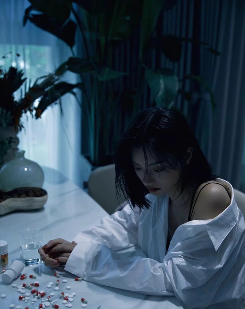 ảnh gái xinh buồn 5