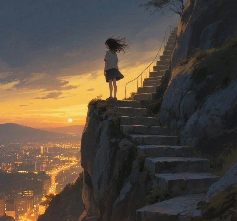 avatar ảnh cô gái buồn quay lưng anime 34