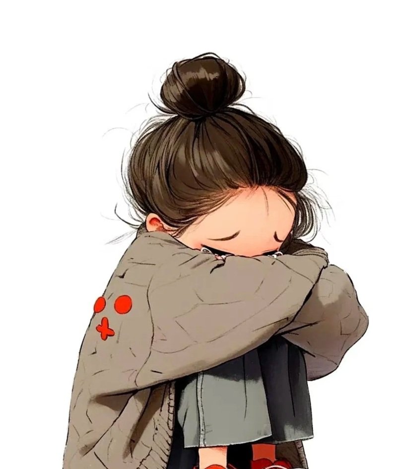 buồn ảnh nữ khóc che mặt 19