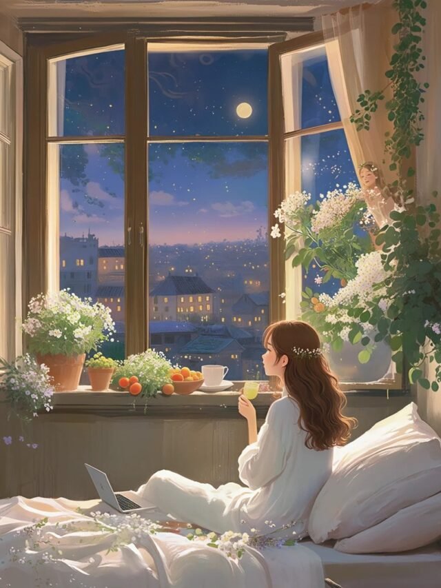 Hình Ảnh 1 Mình Ngồi Buồn Anime Chuẩn Tâm Trạng