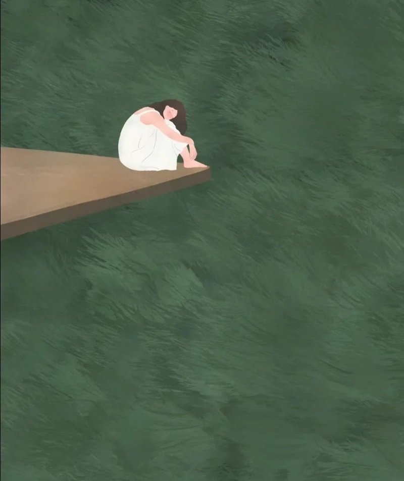 hình ảnh 1 mình ngồi buồn anime 24