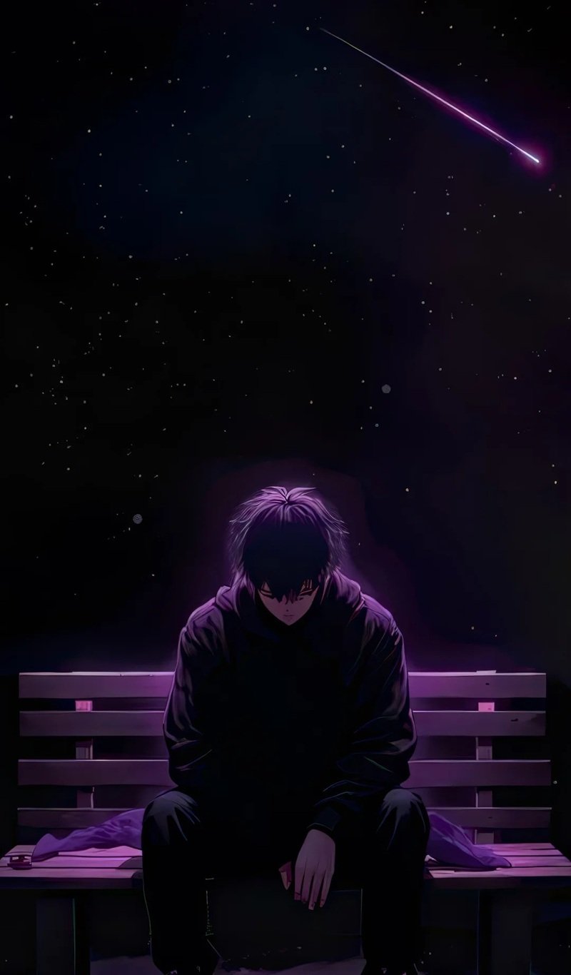 hình ảnh 1 mình ngồi buồn anime 25