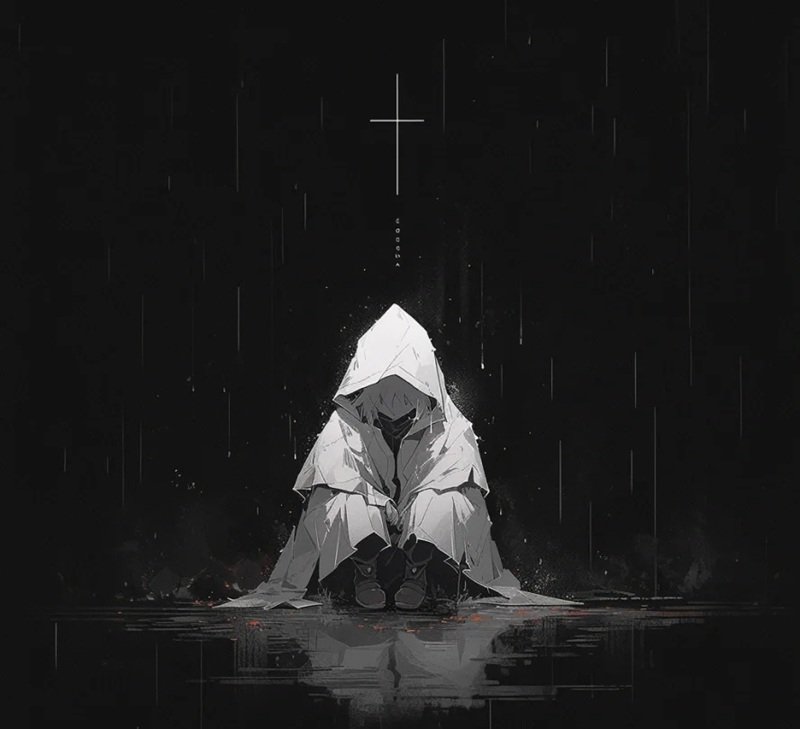 hình ảnh 1 mình ngồi buồn anime 39