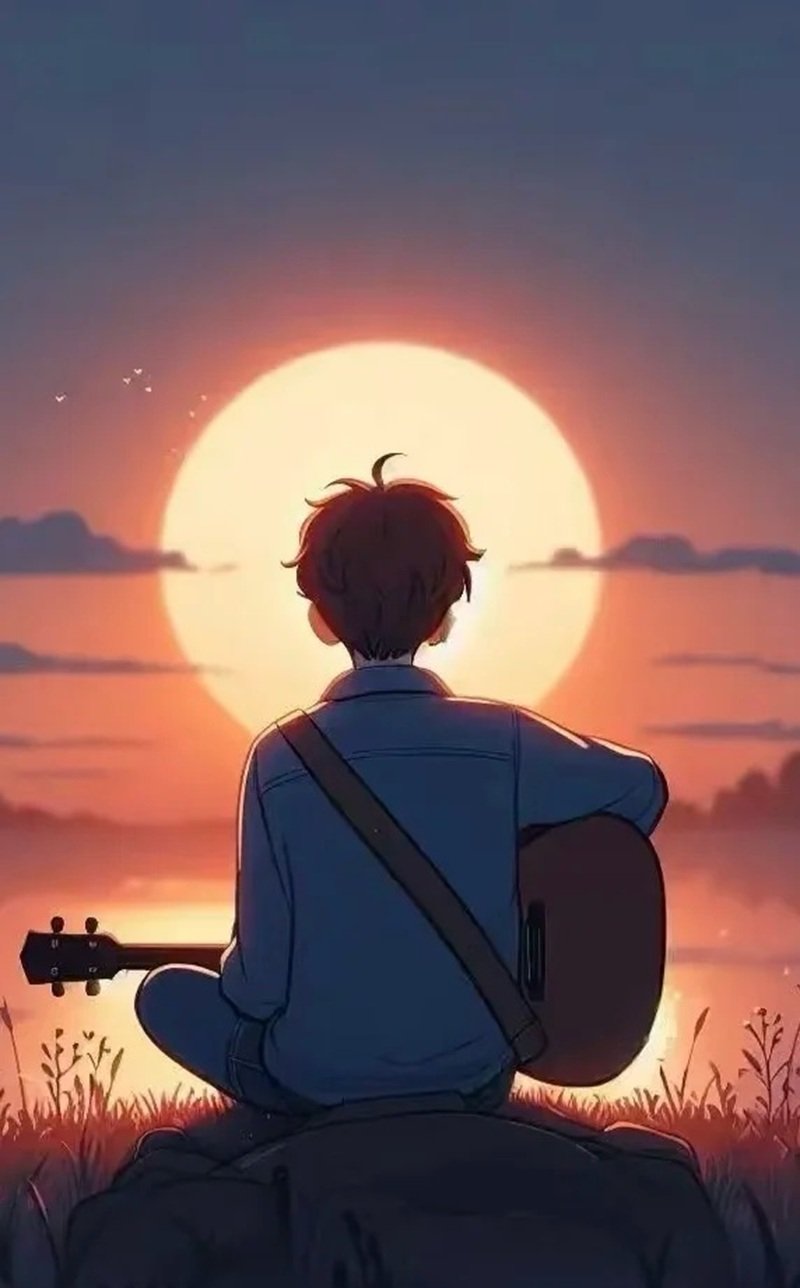 hình ảnh 1 mình ngồi buồn anime 4