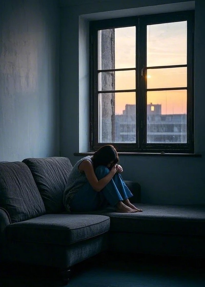 hình ảnh 1 mình ngồi buồn nữ 30