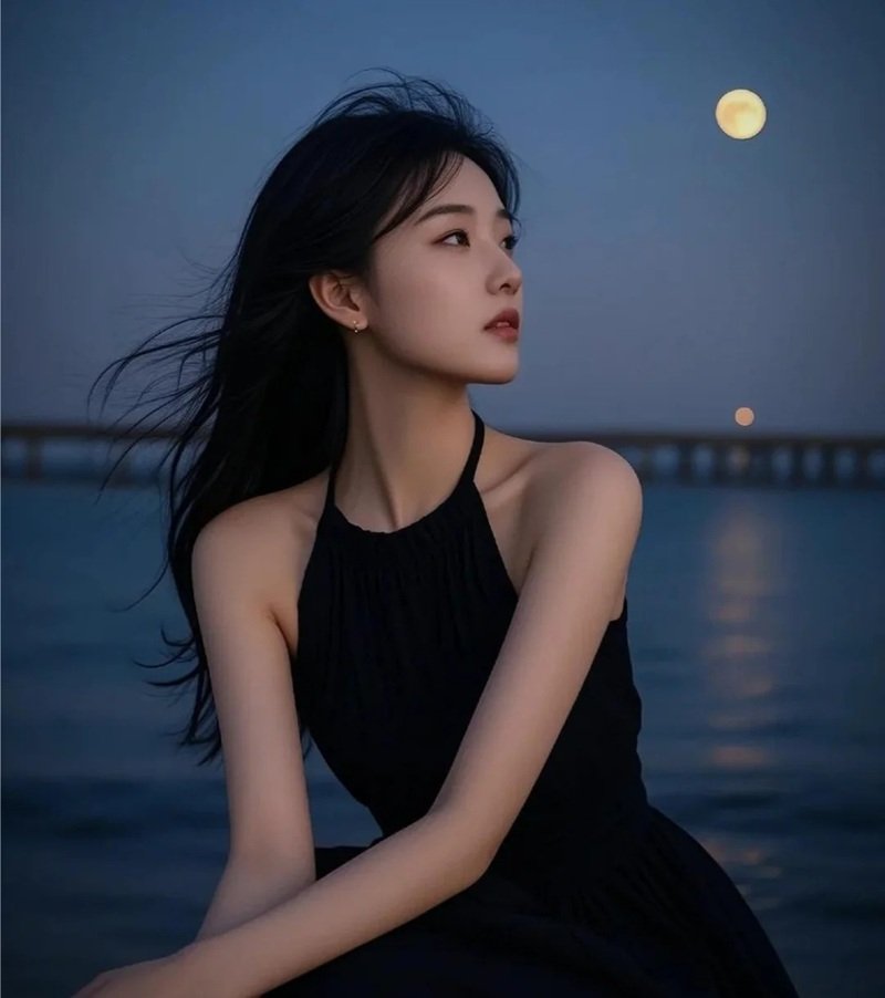 hình ảnh 1 mình ngồi buồn nữ 8