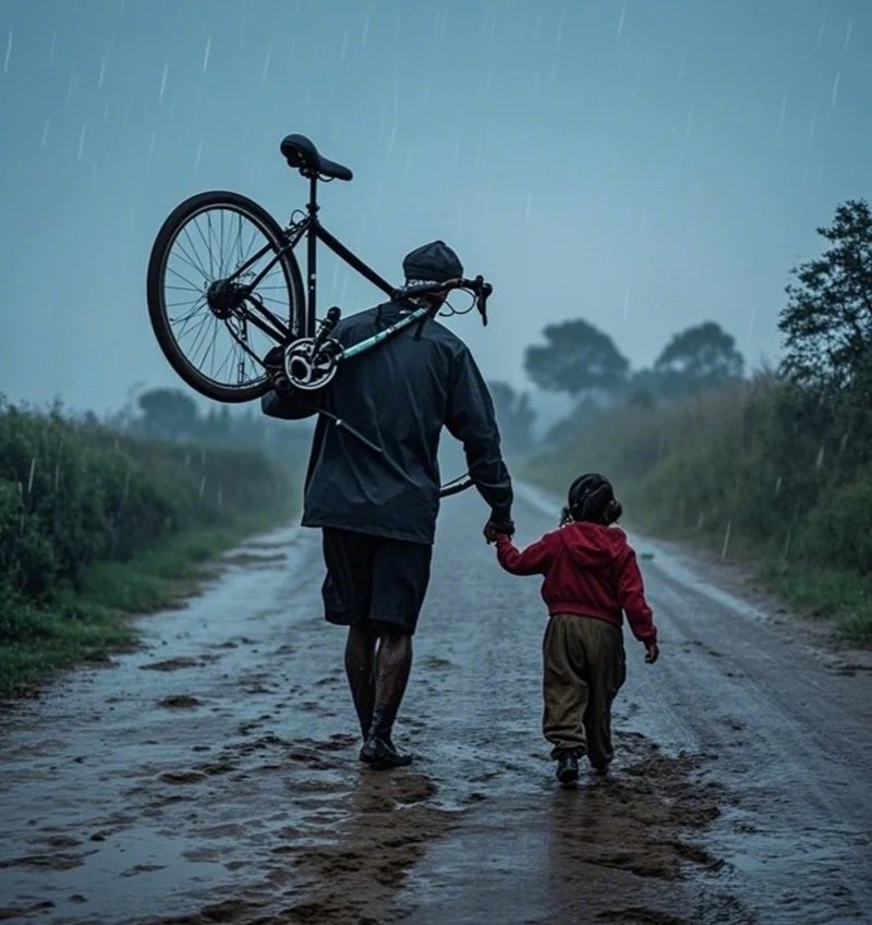 hình ảnh cha con buồn 40