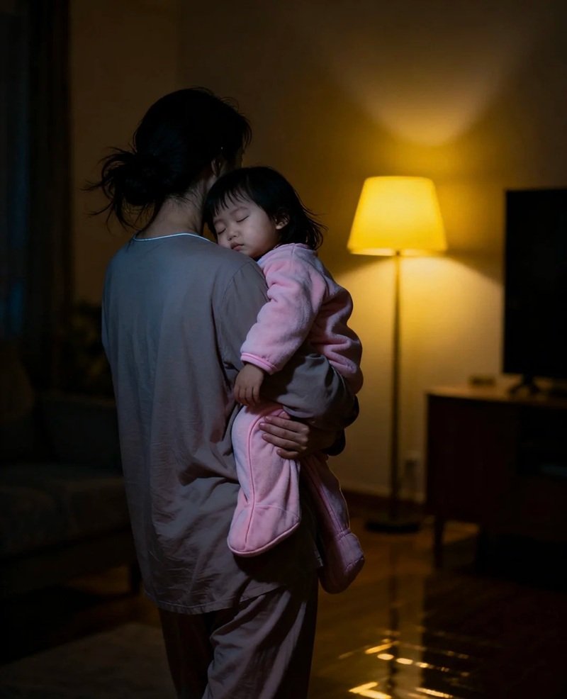 hình ảnh mẹ đơn thân buồn 21