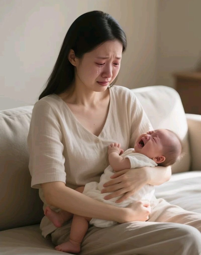 hình ảnh mẹ đơn thân buồn 24