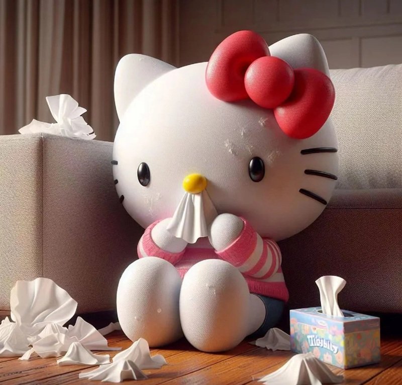ảnh hello kitty buồn 13
