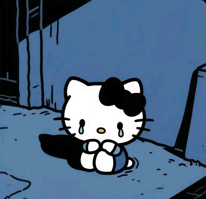 ảnh hello kitty buồn 19
