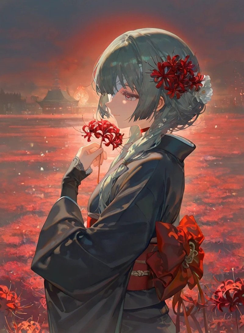 ảnh hoa bỉ ngạn buồn 27