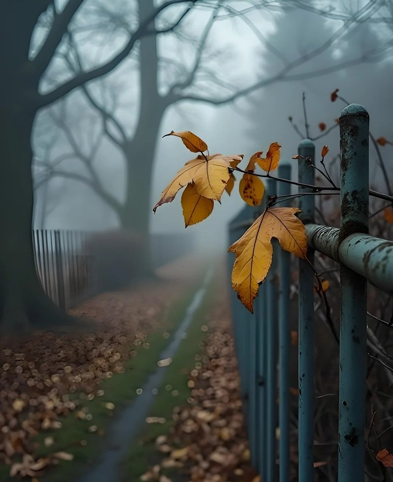 ảnh lá rụng buồn 3