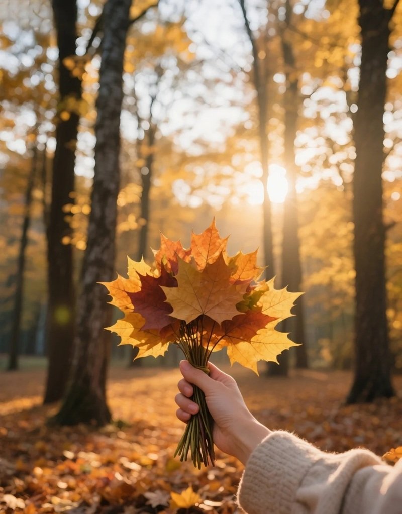 ảnh lá rụng buồn 5