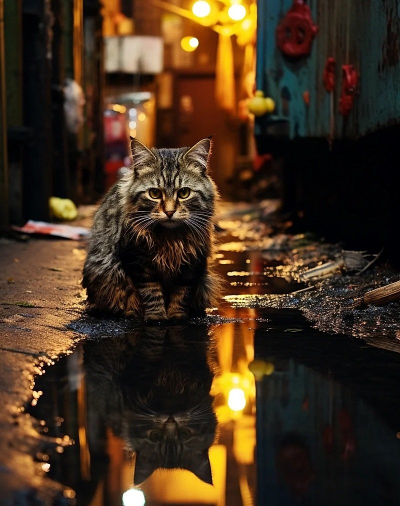 ảnh mèo buồn tâm trạng 14