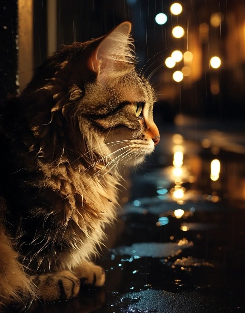 ảnh mèo buồn tâm trạng 23