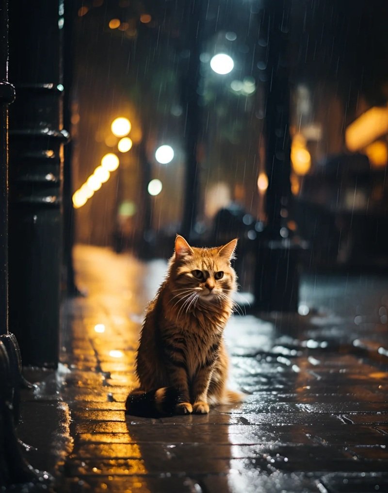 ảnh mèo buồn tâm trạng 25