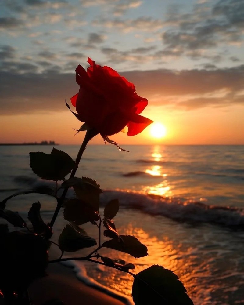 ảnh ngắm hoàng hôn buồn 5