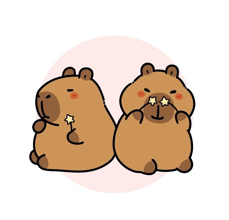 ảnh sticker capybara