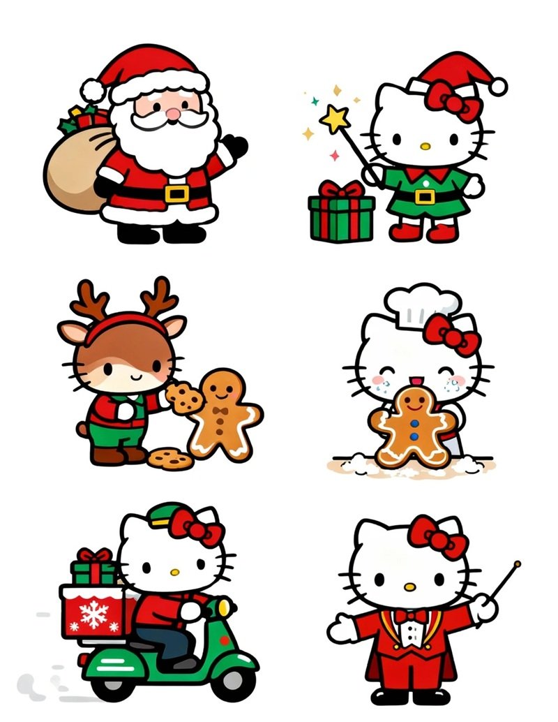 ảnh sticker hello kitty