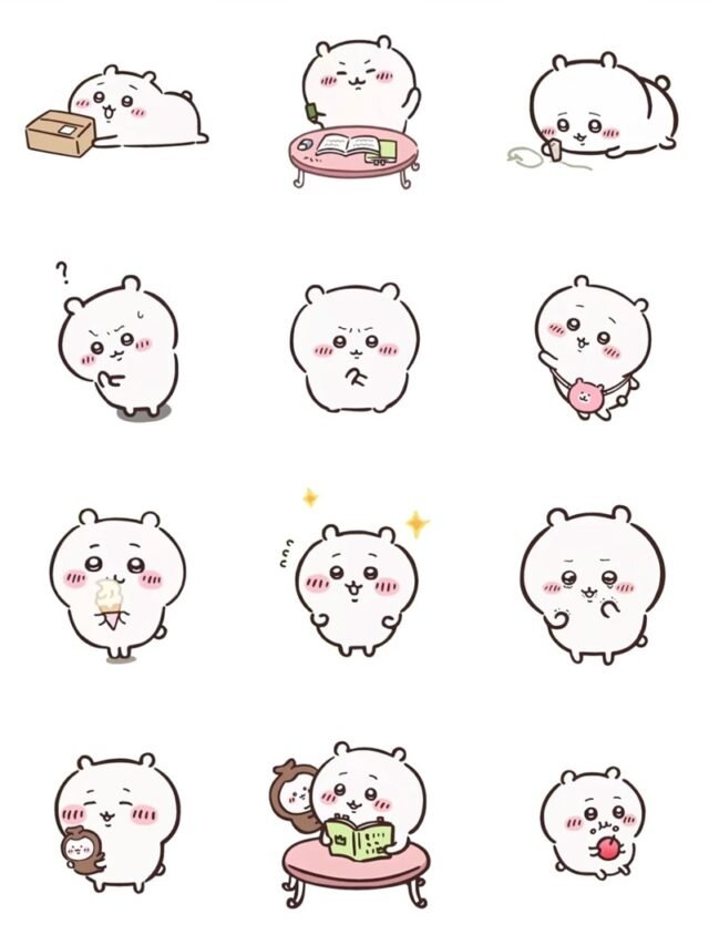 Bùng nổ cảm xúc với bộ chiikawa sticker siêu xịn