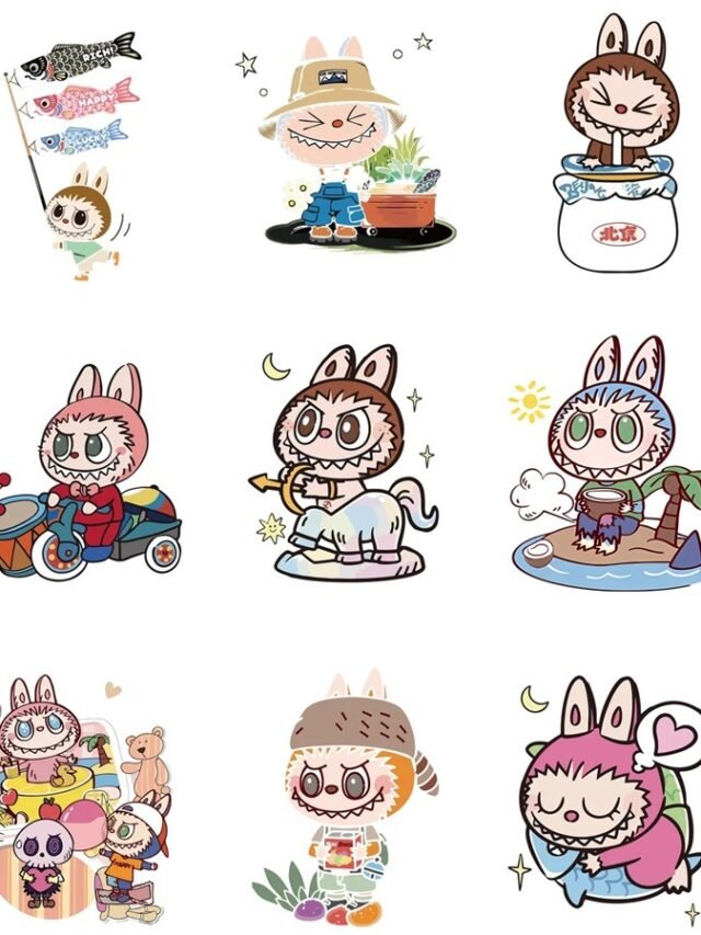 88+ Sticker Labubu khiến giới trẻ phát cuồng vì quá cưng