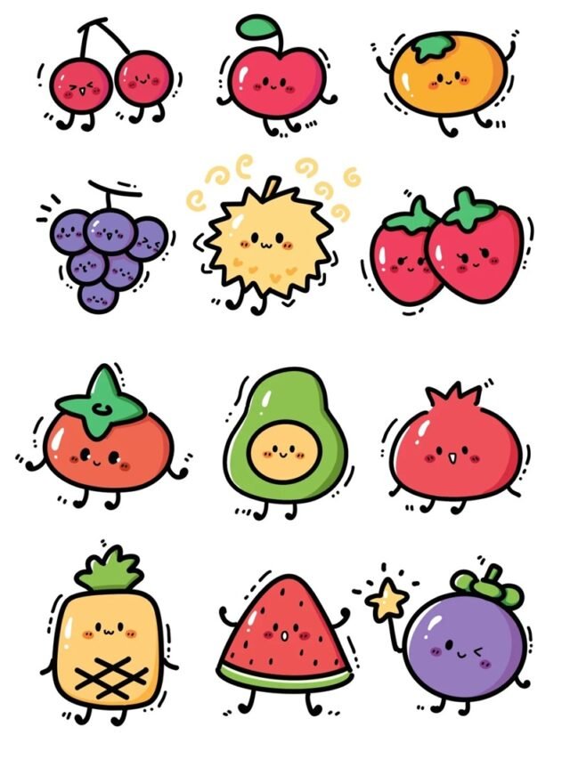 Tuyển chọn 87+ sticker trái cây dễ thương miễn chê