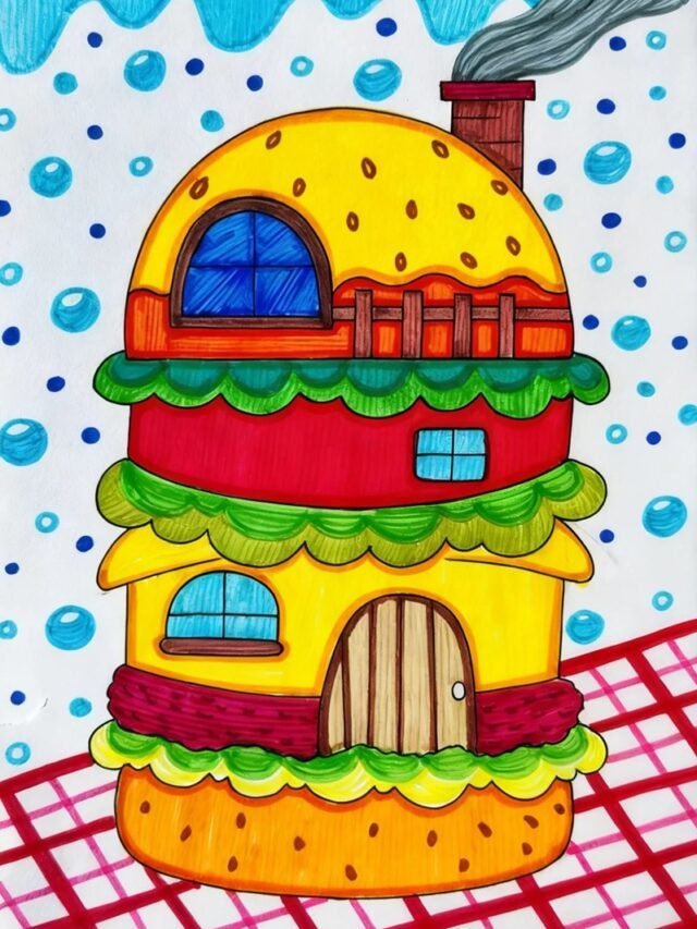 Vẽ tranh ý tưởng lớp 1 – Bé vẽ, người lớn phải wow