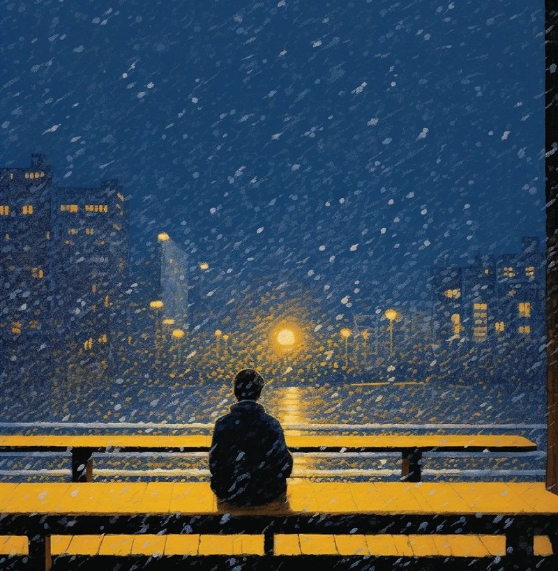 hình ảnh anime 1 mình ngồi buồn 12