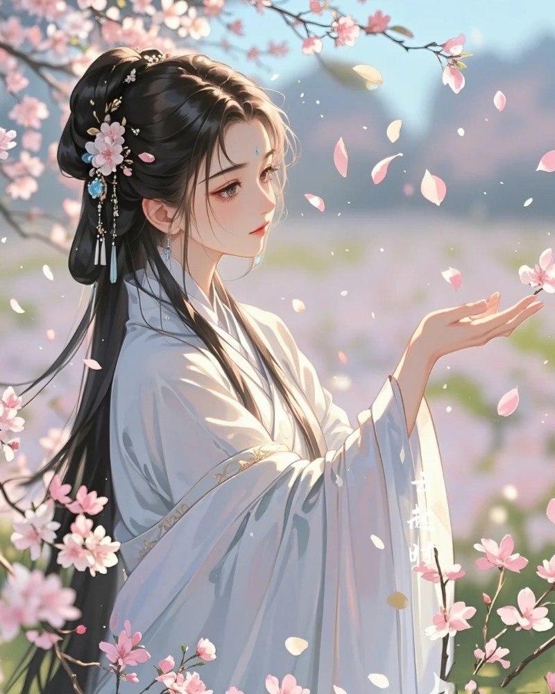 hình ảnh anime cổ trang nữ buồn 13