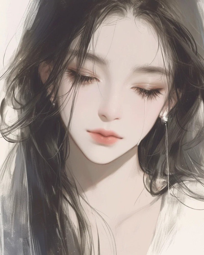 hình ảnh anime cổ trang nữ buồn 20