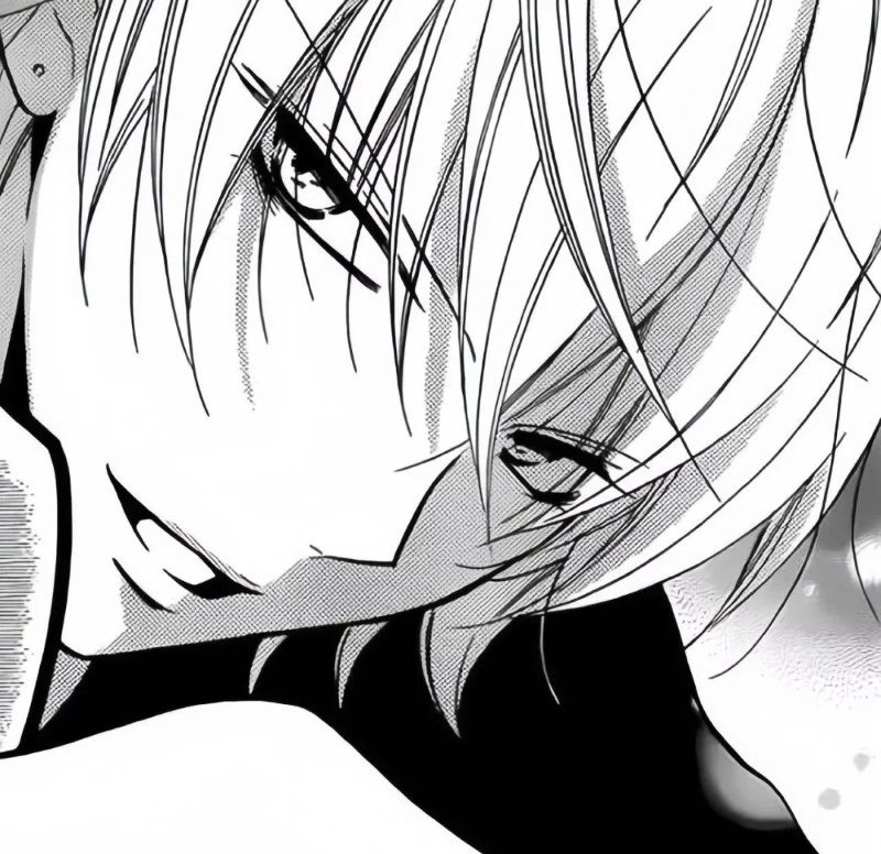 hình ảnh anime nam buồn đen trắng 16