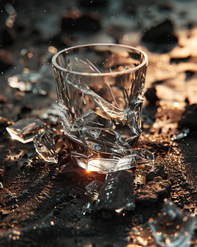 hình ảnh buồn ly rượu 3