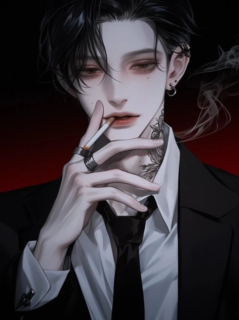 hình ảnh buồn nam hút thuốc 19