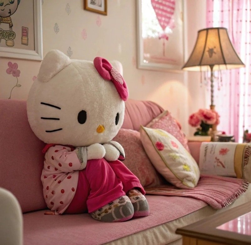 hình ảnh hello kitty buồn 6